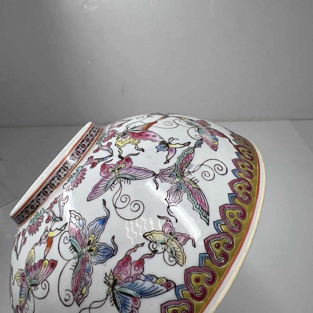 中国景徳鎮 薄胎鉢 2客 共箱 直径16.2㎝ トヒチサ 東