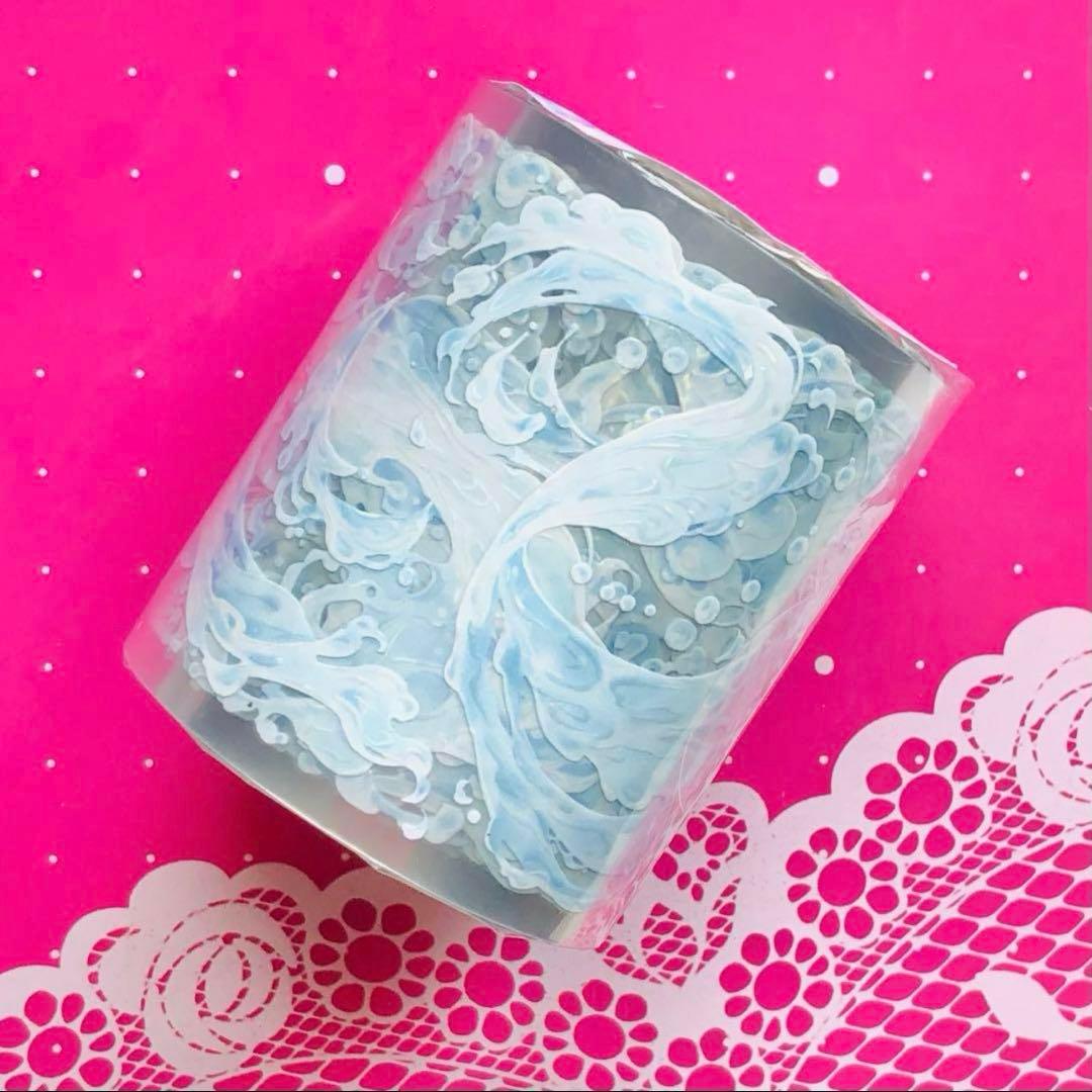 2396 贝壳光 天青烟雨 7cm×10m 海外マスキングテープ