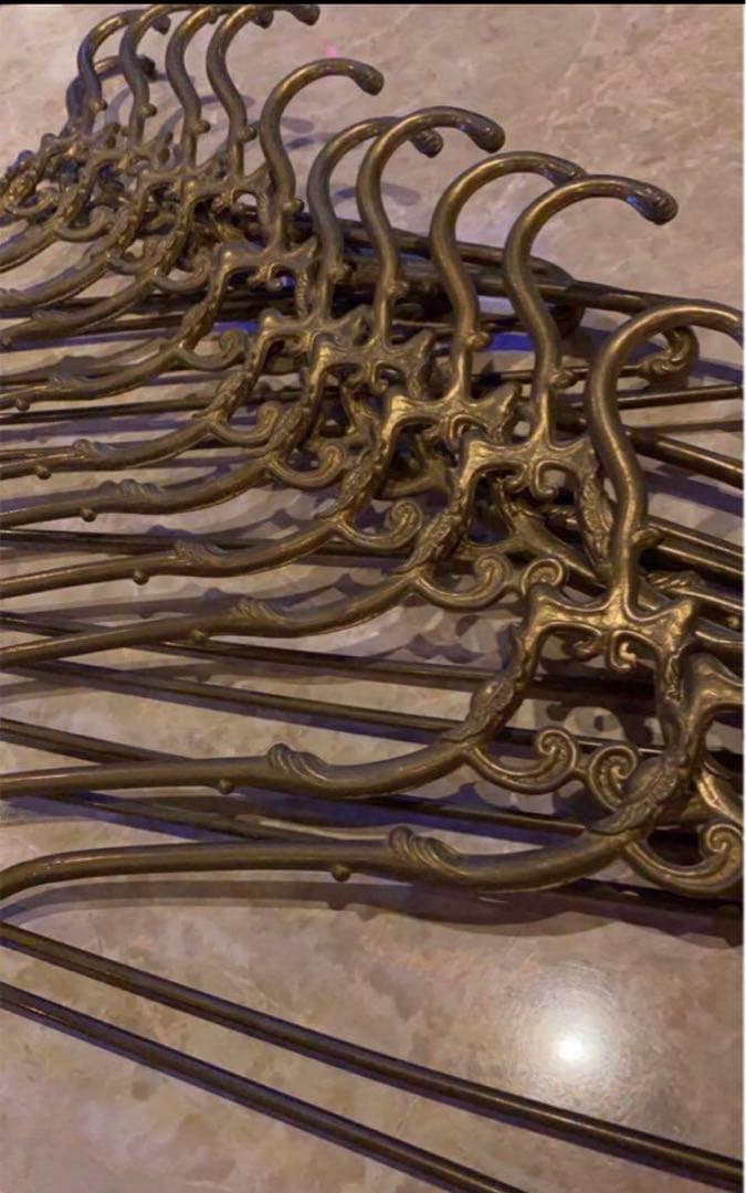 イタリア製 真鍮ハンガー アンティーク Italian brass hangerの通販は