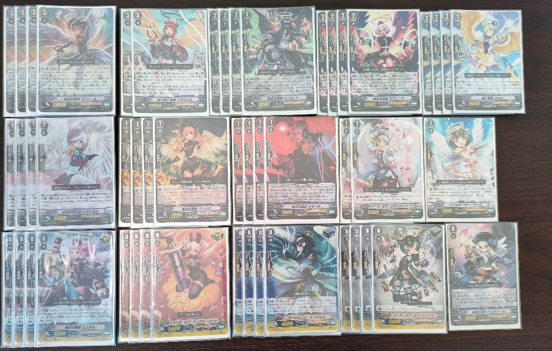 【Gスタン】 エンジェルフェザー デッキ50枚 × 3つ パーツ付き