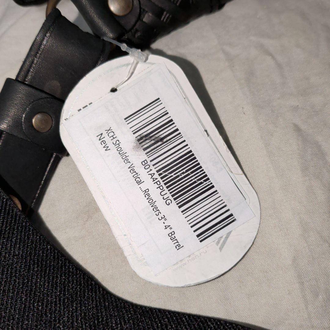 xch製 実物ショルダーホルスター 本革レザー 3-4インチリボルバー用