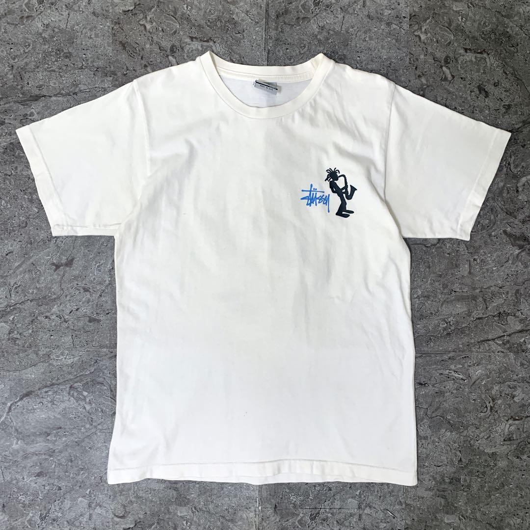 毎回取り合いレベル】Stussy オールドステューシー ジャズマンTシャツ