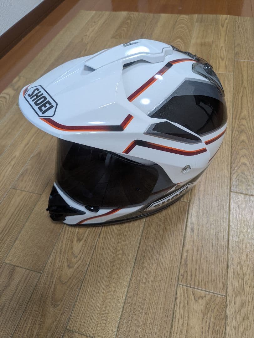 【SHOEI】HORNET DS size L　ホワイト/レッド