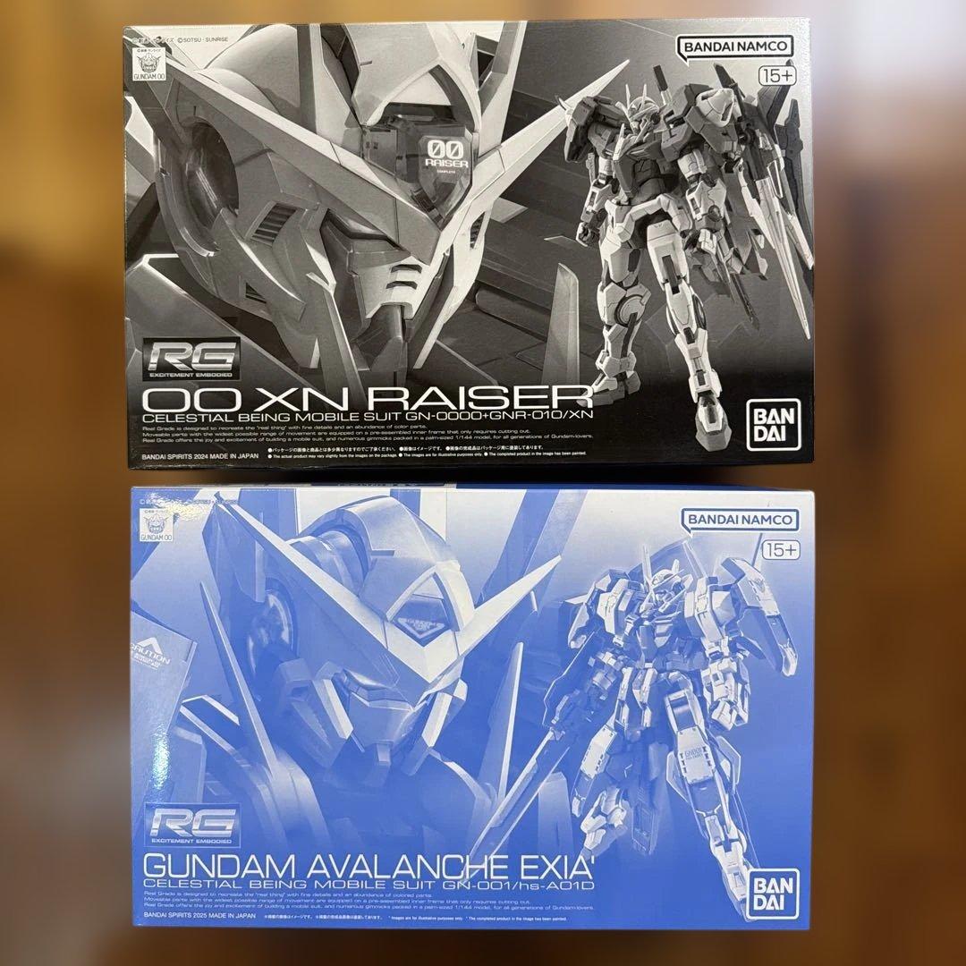 RG ダブルオーザンライザー＆アヴァランチェエクシア 新作ガンプラ「RG ガンダムアヴァランチエクシアダッシュ」発売決定