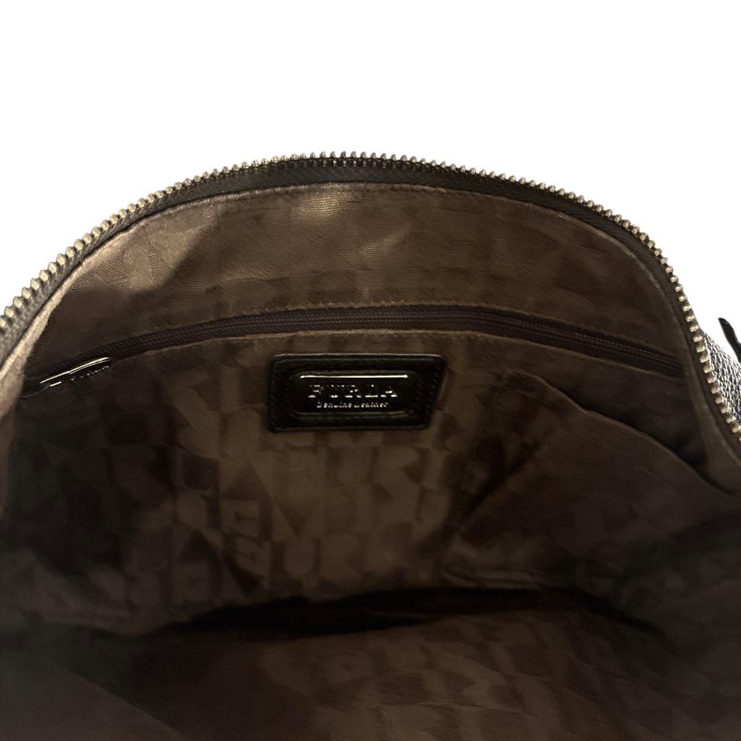 ［美品］FURLA フルラ　ショルダーバッグ　2way 黒　ブラック