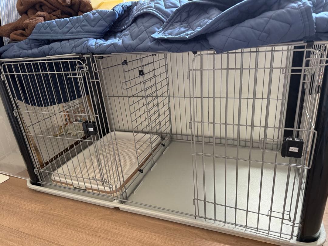 アドメイト イヌ用 ヴィラフォートサークル ブラック&シルバー