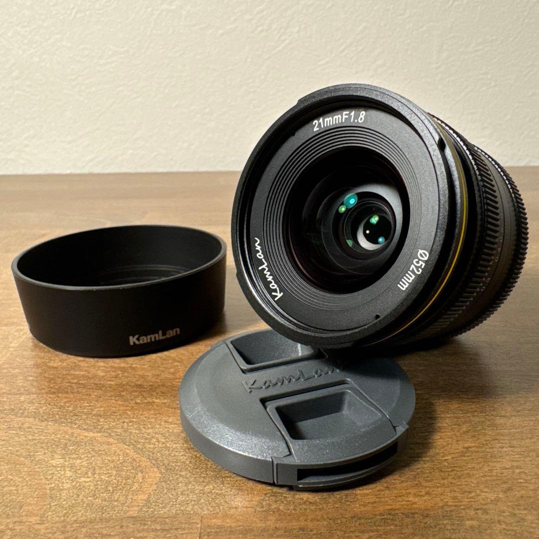 【美品】KamLan 21mm F1.8 SONY Eマウント用 単焦点 レンズ Amazon | 【国内正規品】 KAMLAN 交換レンズ 単焦点レンズ 広角レンズ