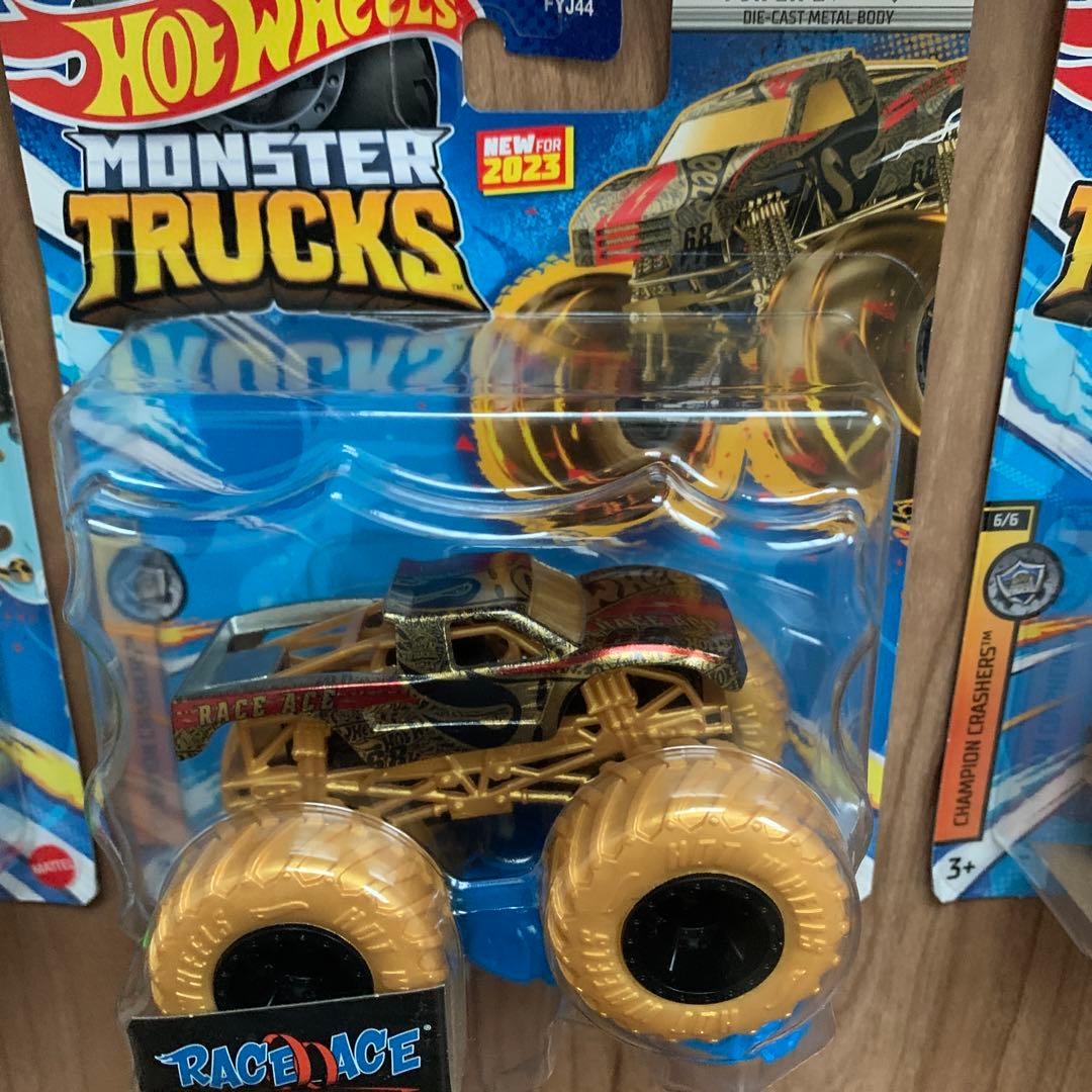 ‼️値下げ‼️ホットウィール　モンスタートラック　2023年発売　ゴールド版　全5種