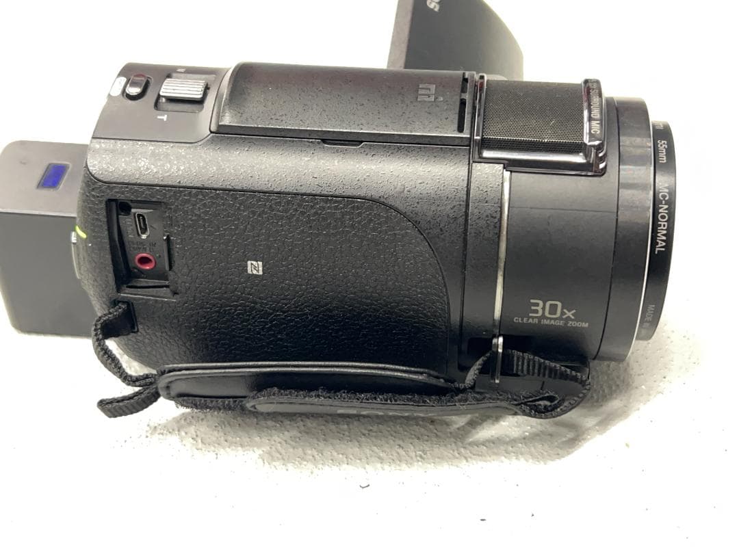 中古SONY 4K ビデオカメラFDR-AX45　レンズフィルター付き