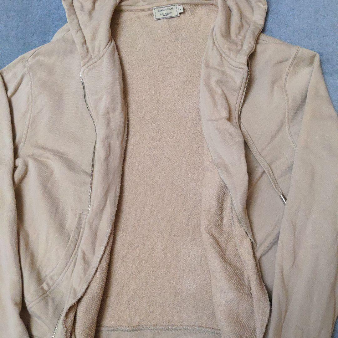 MAISON KITSUNÉ ベージュ フルジップフーディ L