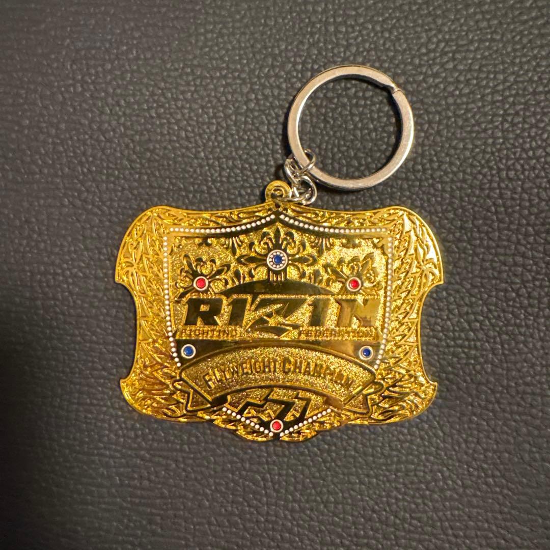 一番くじ RIZIN D賞 チャンピオンベルトメタルチャーム（ヘビー級
