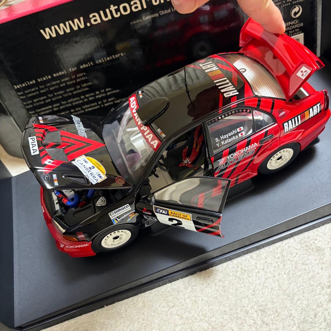 AUTOart Mitsubishi Lancer WRC ミニカー 1/18