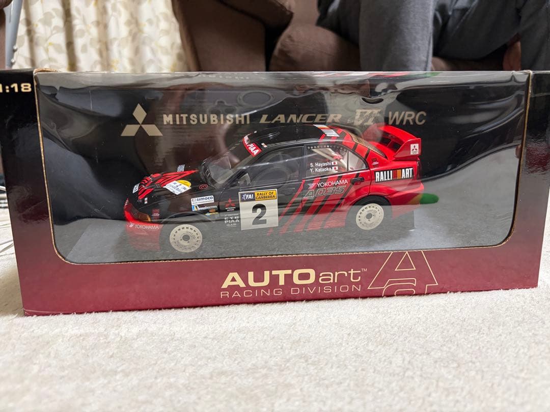 AUTOart Mitsubishi Lancer WRC ミニカー 1/18