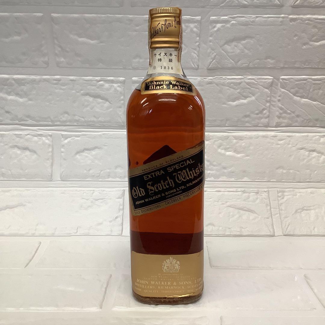 ジョニーウォーカー 黒ラベル 赤ラベル ウイスキー特級 未開封 70年代 古酒