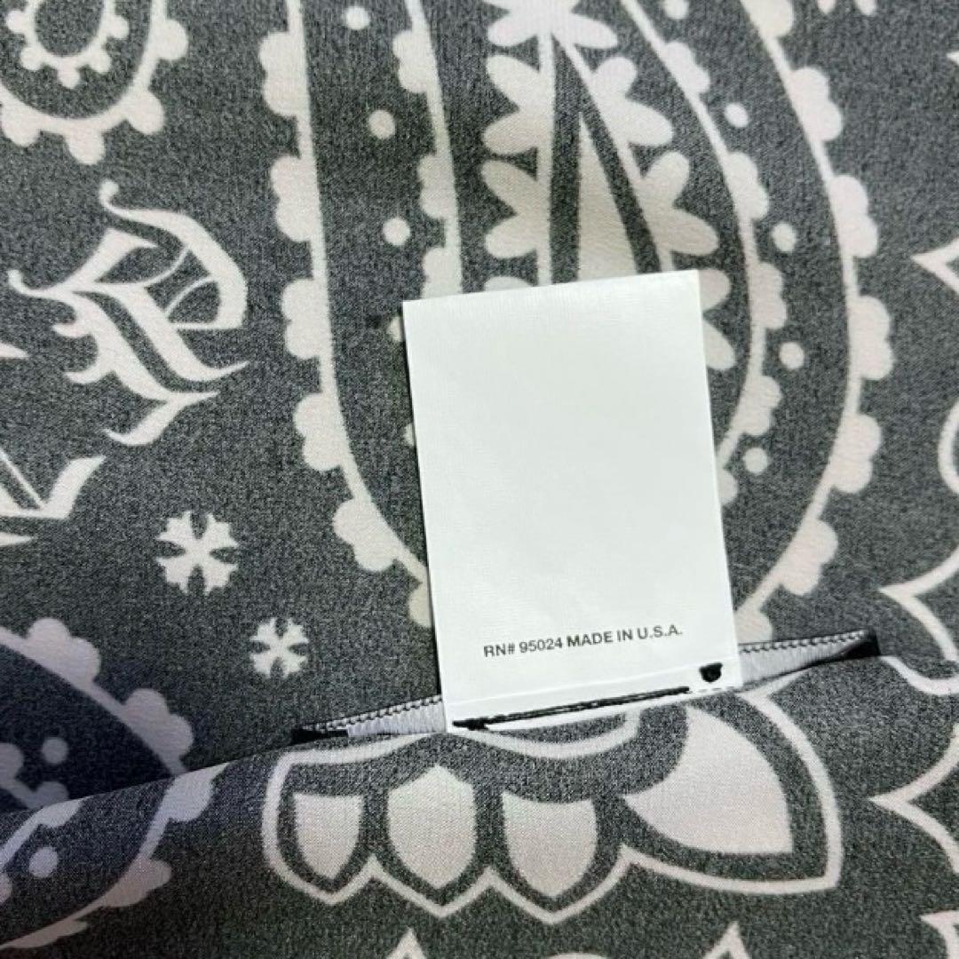 クロムハーツ　ペイズリー　バンダナ　シルクスカーフ