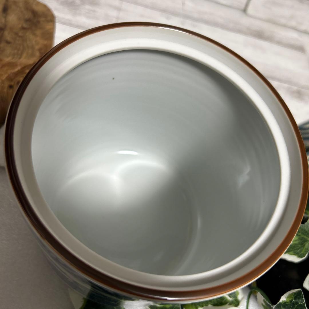 清水焼 京焼 平安 景雲 手塚景雲 染付花鳥山水画 水指 水差し 茶道具