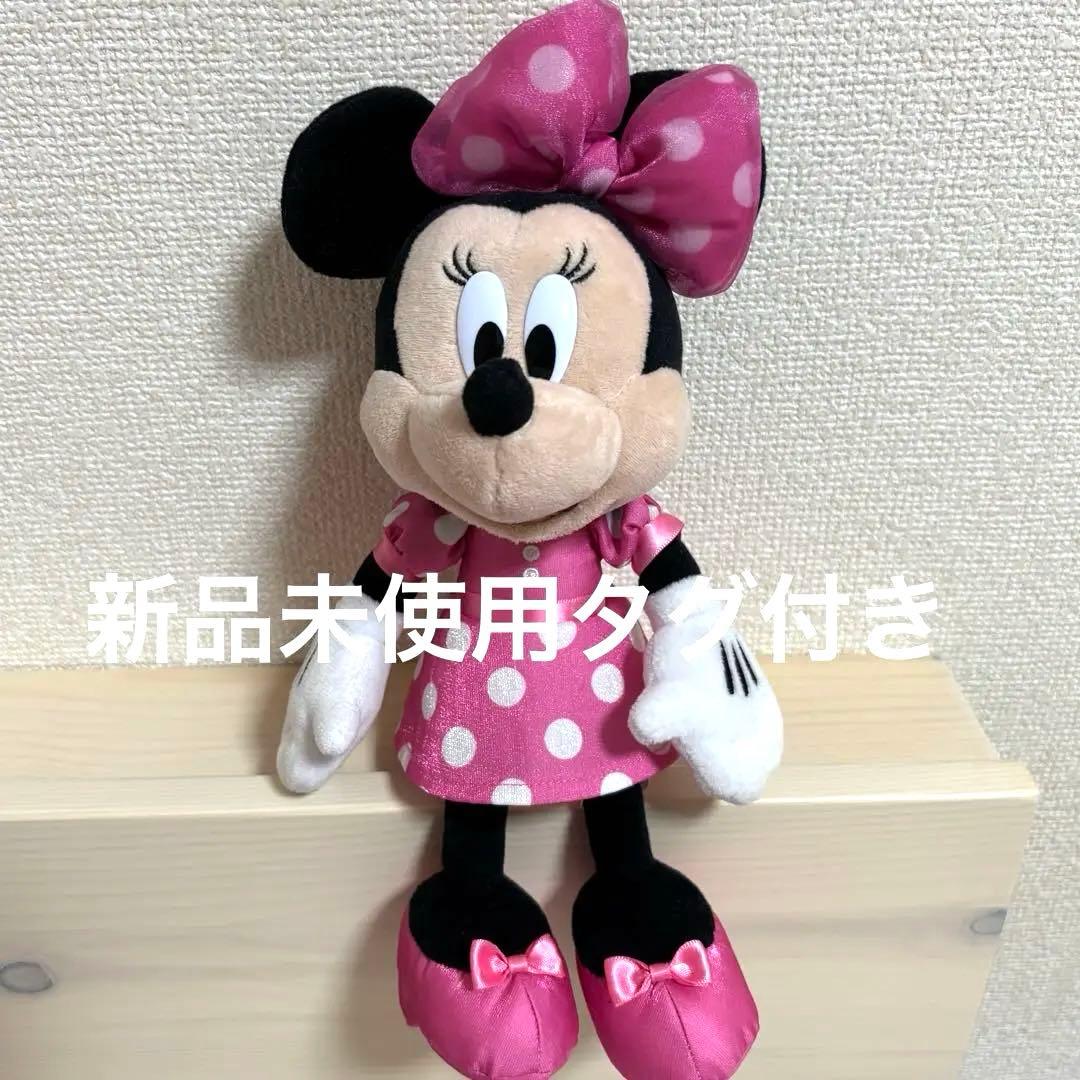 新品未使用タグ付き ミニーの日 ぬいぐるみチャーム ピンク - メルカリ