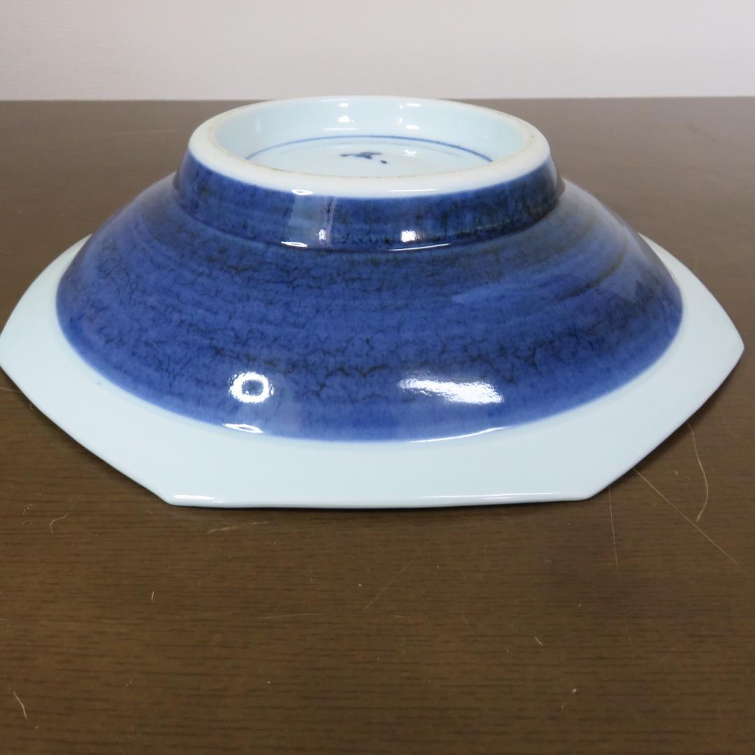 Amazon.co.jp: 大皿 共箱 果物器 銘 ザクロ 染付 八角皿 鉢 : Toys