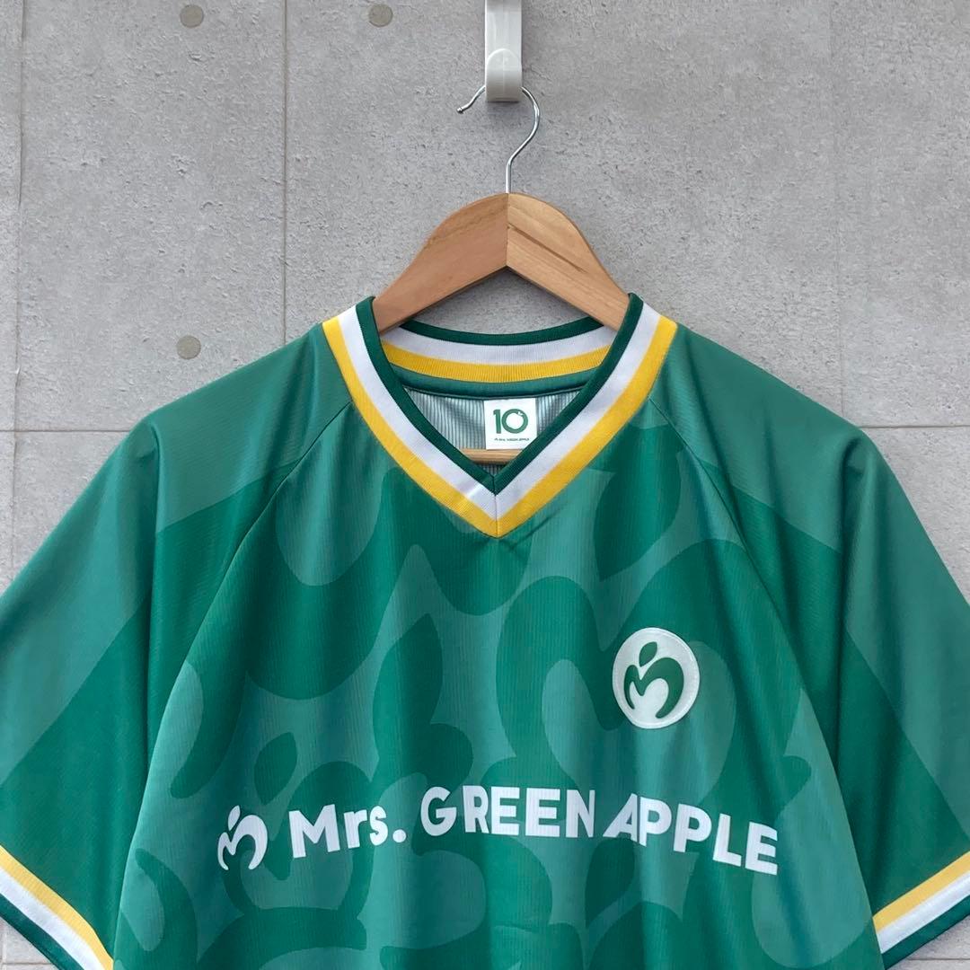 Mrs. GREEN APPLE ミセスグリーンアップル 10 ゲームシャツ 緑 - メルカリ