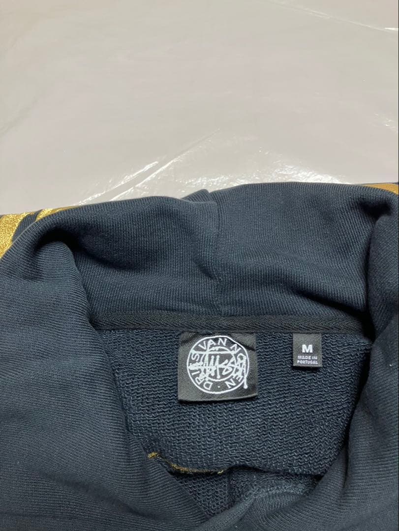 Stüssy x Dries Van Noten エアブラシフーデッドパーカー