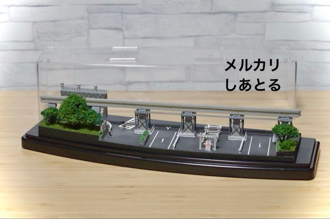 名鉄 犬山モノレール 鉄道ジオラマ展示台 ☆Nゲージ ☆鉄道模型