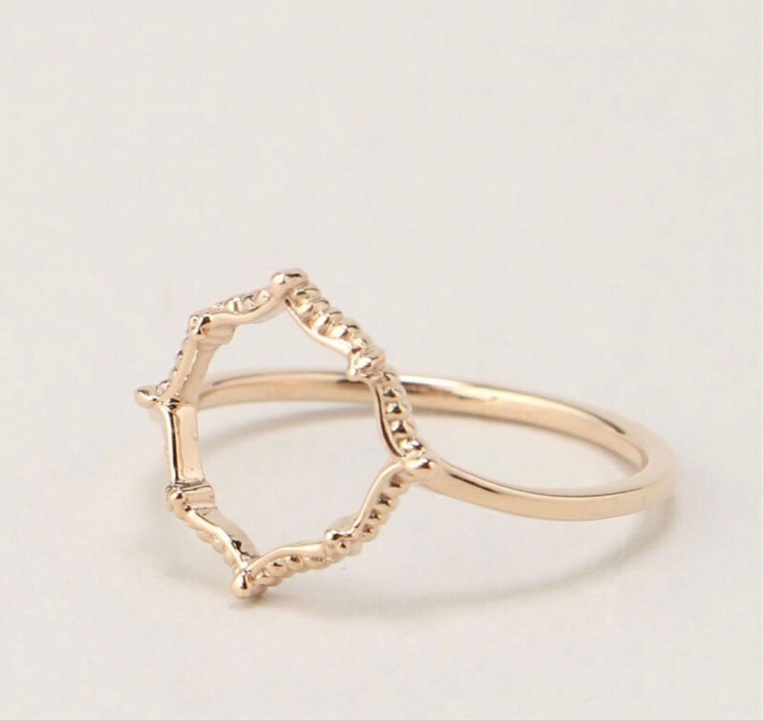 【美品】K10リング NOJESS ノジェス リング　指輪　ゴールド