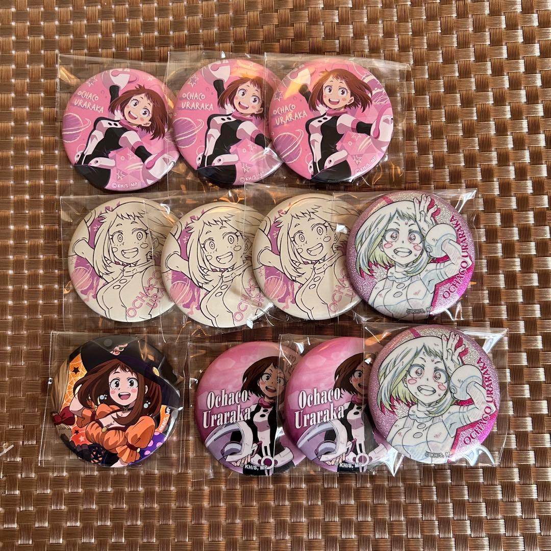 僕のヒーローアカデミア ヒロアカ 麗日お茶子 缶バッジ まとめ売り