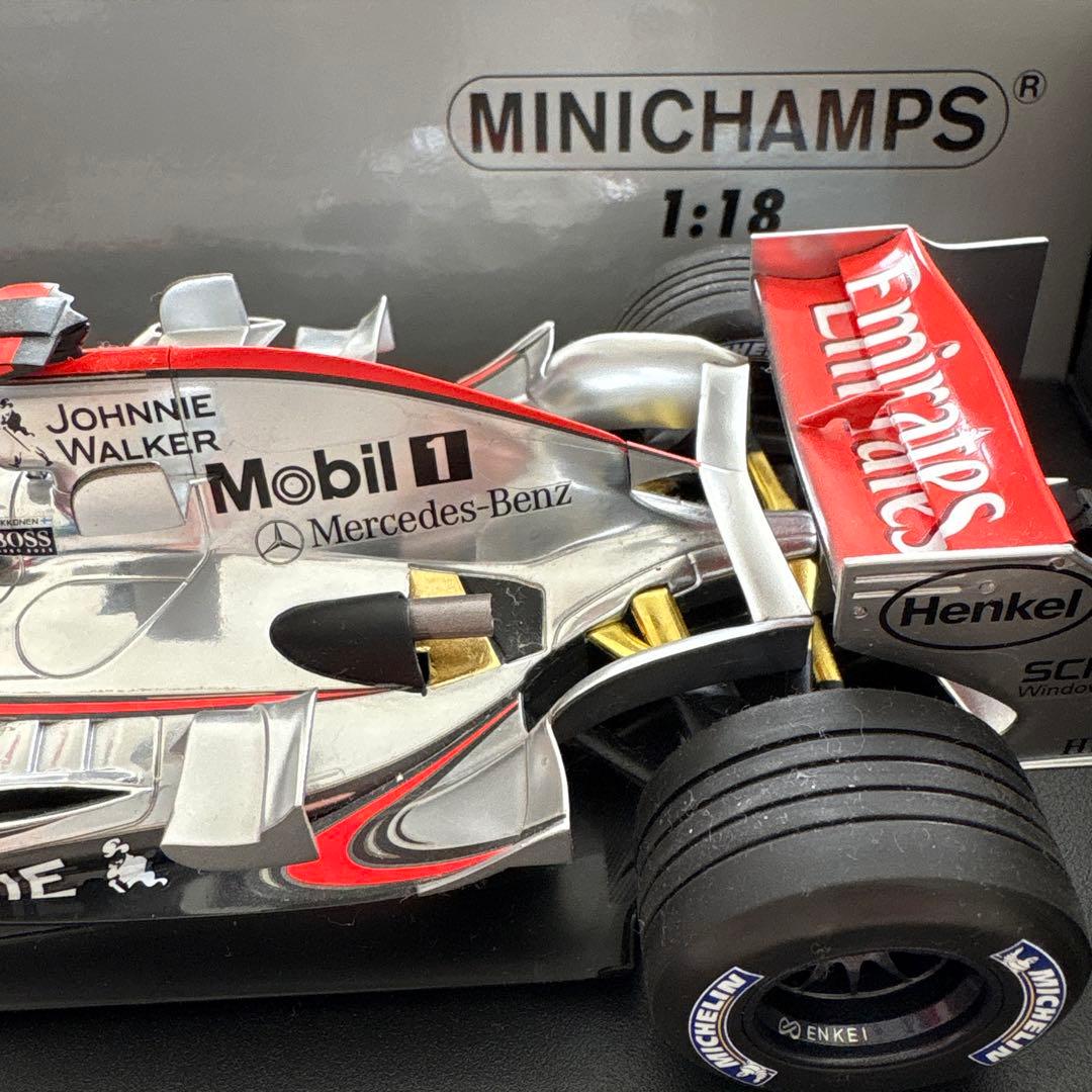 マクラーレンメルセデスMP4/21 キミライコネン ミニカー 1/18