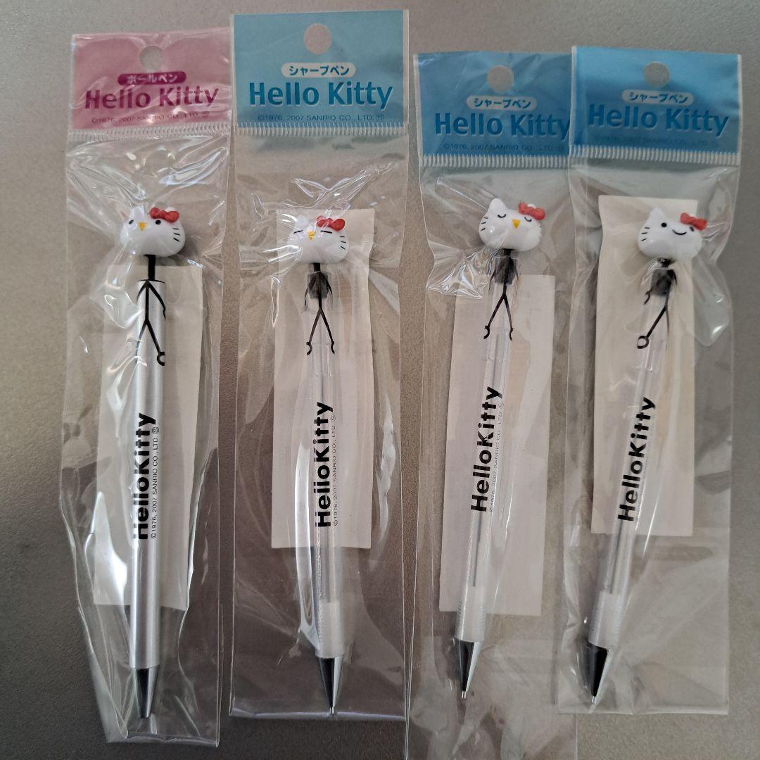 キティ　棒人間　ボールペン&シャープペンセット　未開封 送料360円～】子宝・安産祈願 さるぼぼキティボールペン・シャープペン