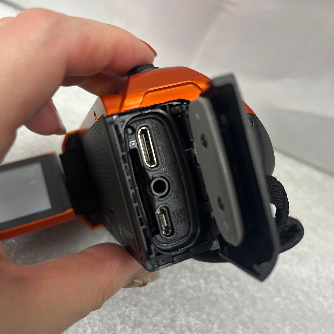 JVC Everio GZ-R300-D オレンジ動作OK SDカード付き