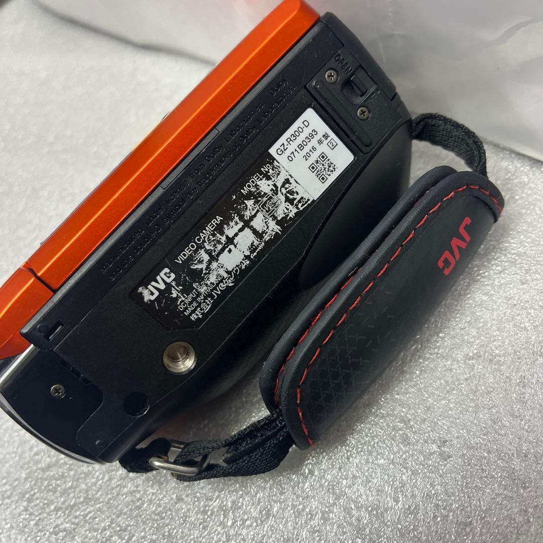 JVC Everio GZ-R300-D オレンジ動作OK SDカード付き