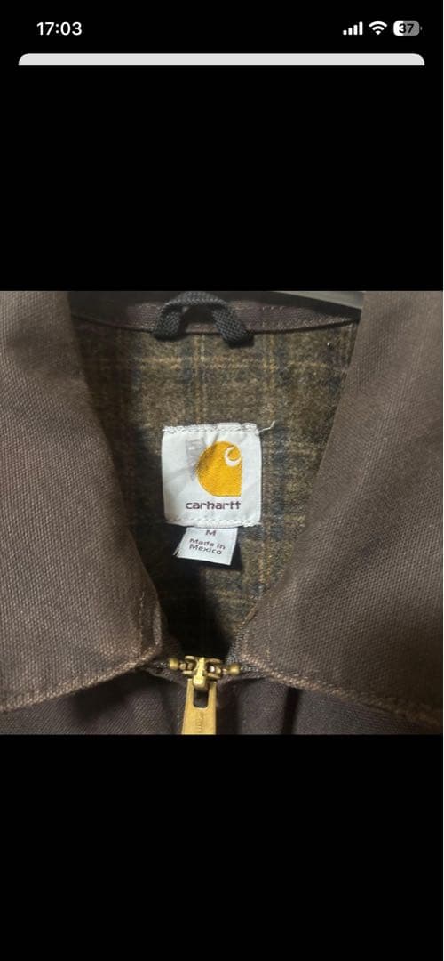 カ*ア様 Carhartt ブラウン　デトロイトジャケット　Mサイズ