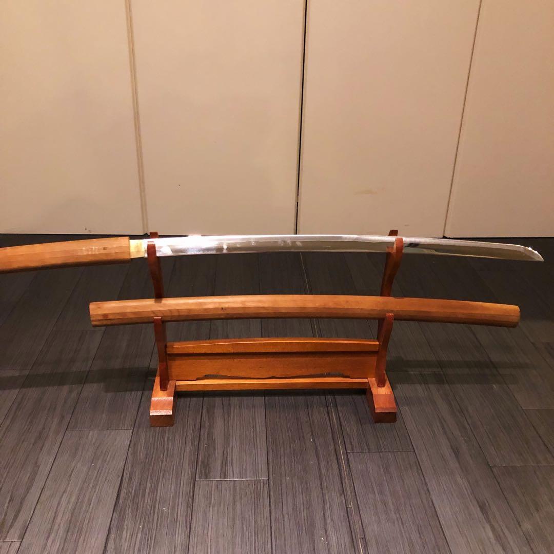 高級模造刀 高級居合刀　白鞘 合金製 長脇差　太刀　段平