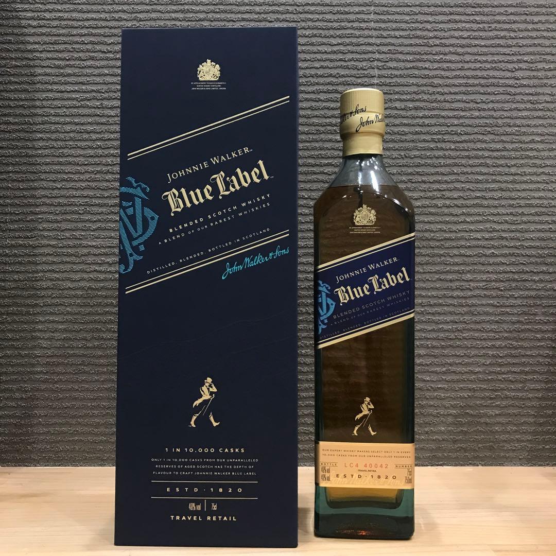 未開栓 JOHNNIE WALKER Blue Label スコッチウイスキー ジョニーウォーカー ブルーラベル スコッチ ウイスキー 750ml 43度