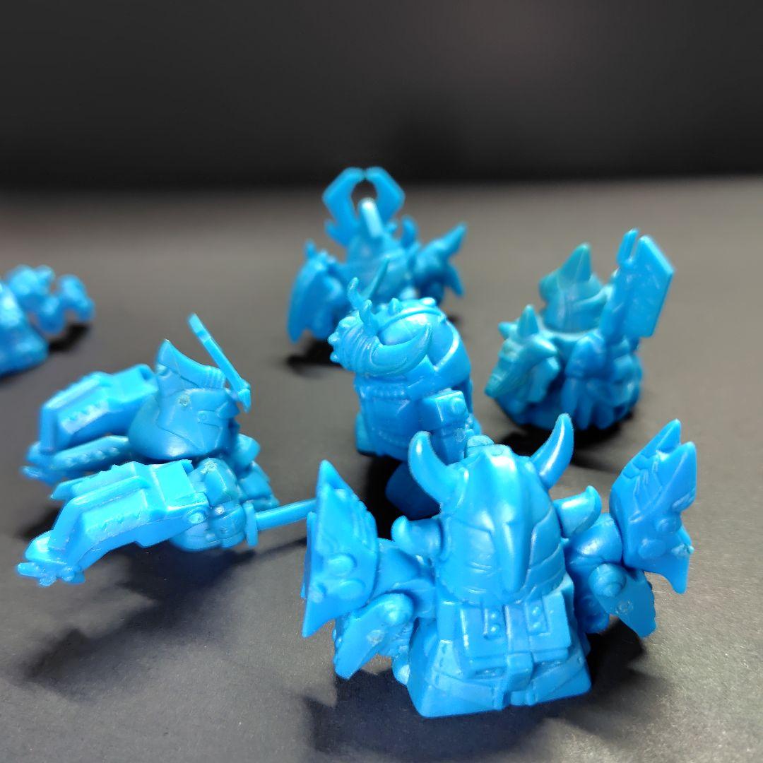 ガン消し　復活闇将軍　青揃い6体セット