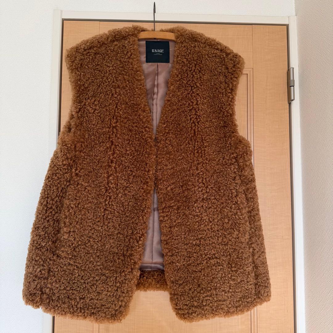 JOURNAL STANDARD L'ESSAGE シープエコファーベスト