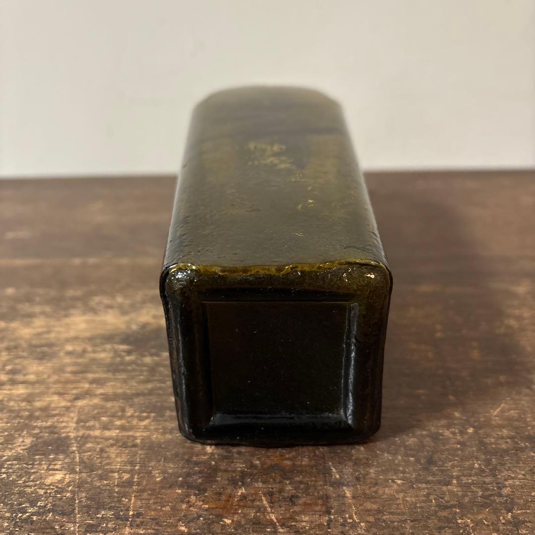 古いジンボトル ⑤アンティーク 古道具 骨董品 コンプラ瓶 東インド