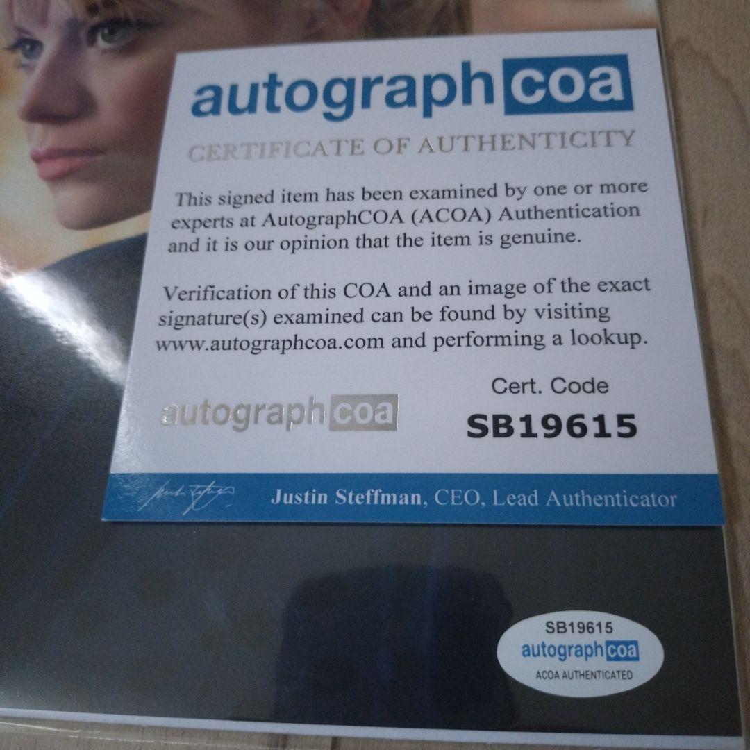 エマストーン サイン オートグラフ 8×10インチ アメイジング