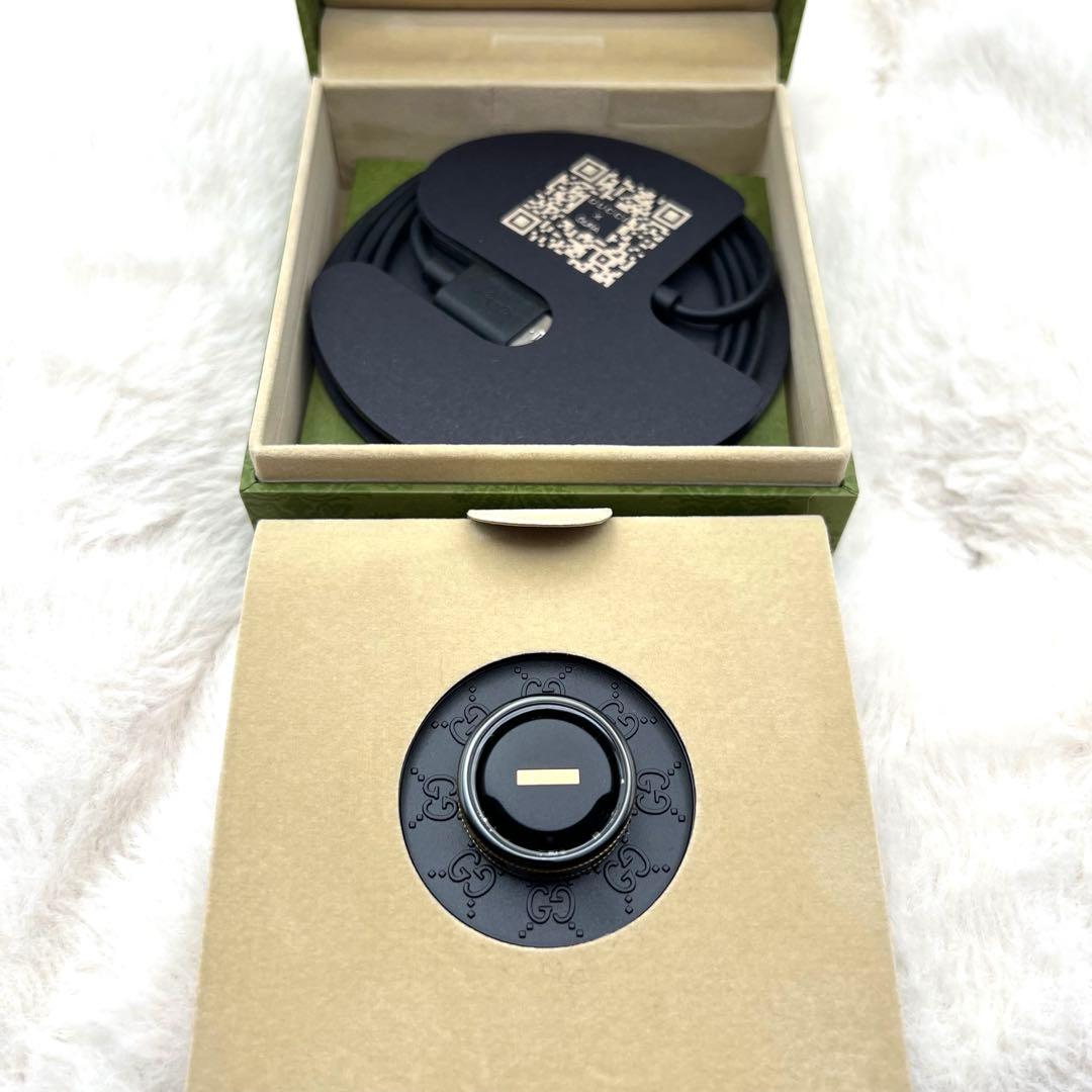 未使用保管品✨GUCCI×Oura スマートリング 黒金　20号