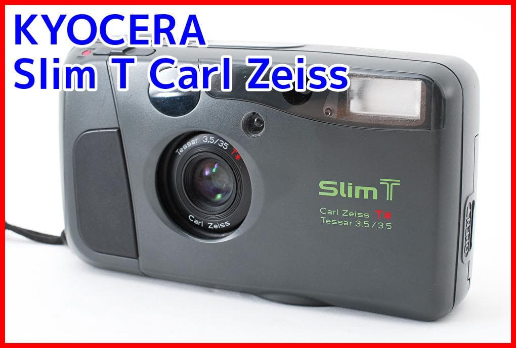 完動品 Kyocera slim t 京セラ スリムT フィルムカメラ