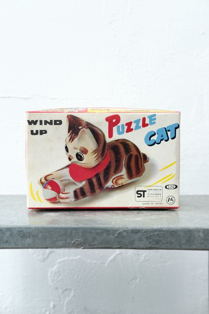 ブリキ 猫 ゼンマイ