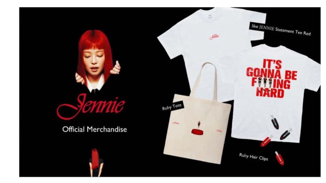 BLACKPINK JENNIE [like Jennie ] Tシャツ