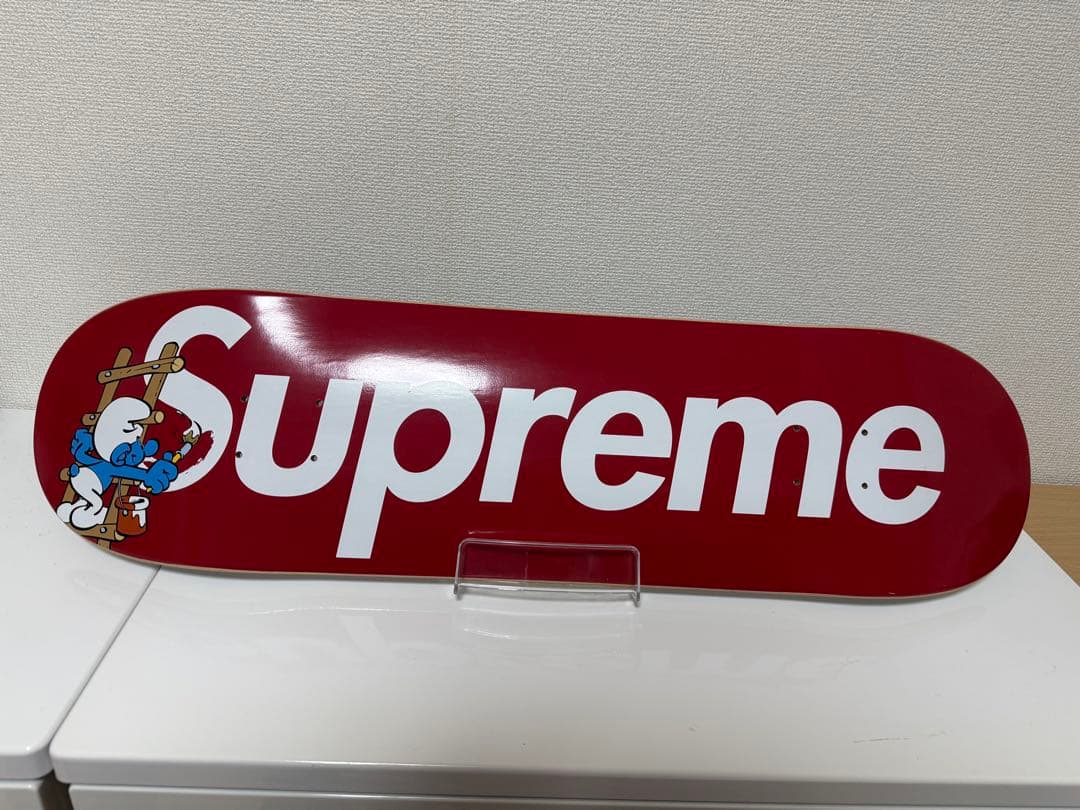 Supreme 20AW スマーフスケートボードデッキ レッド
