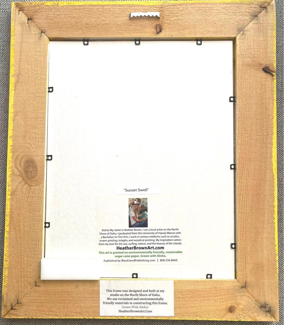 【極美品①】ヘザーブラウン Heather Brown 正規フレーム 絵 ハワイ