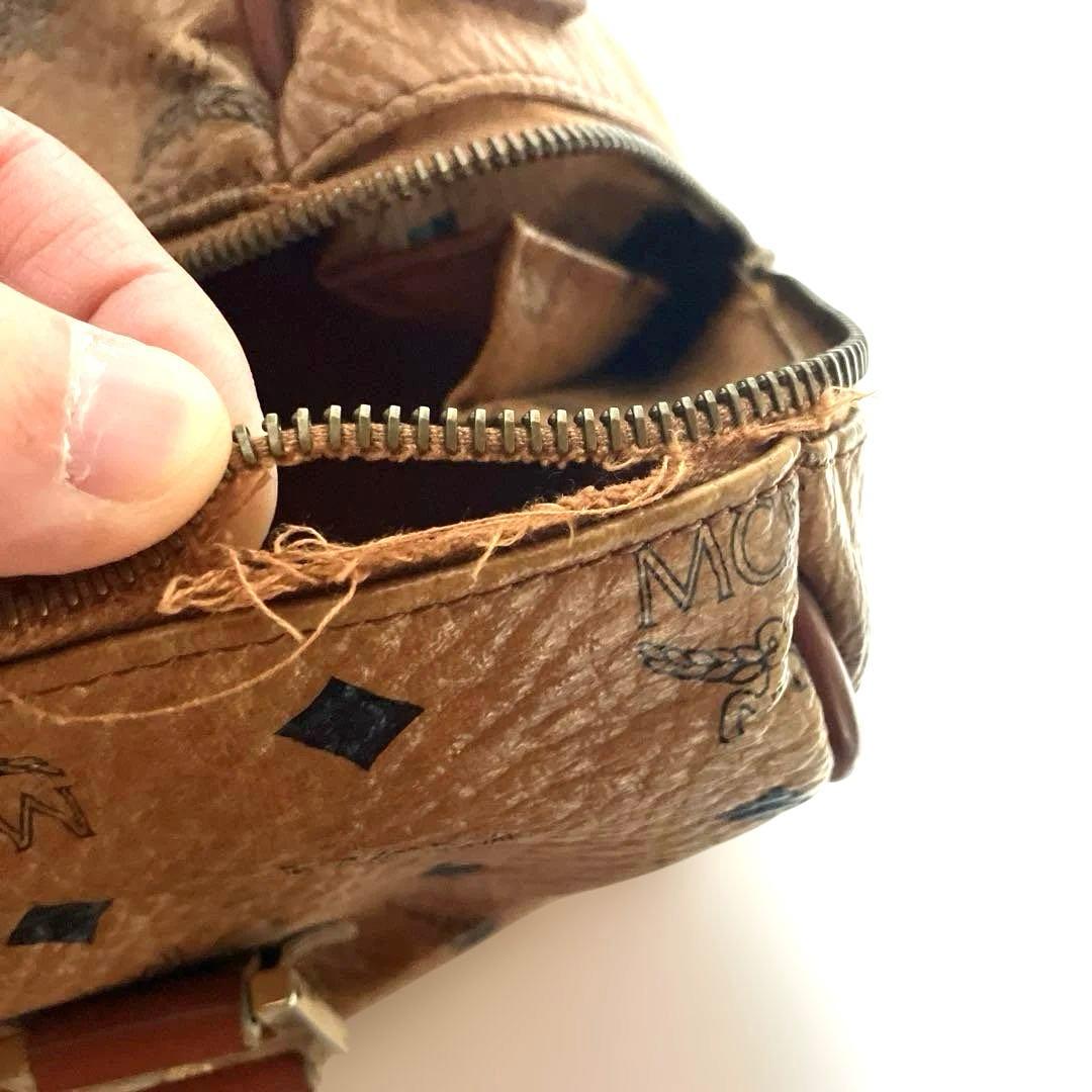 【ヴィンテージ】MCM ヴィセトス ミニボストン ハンドバッグ