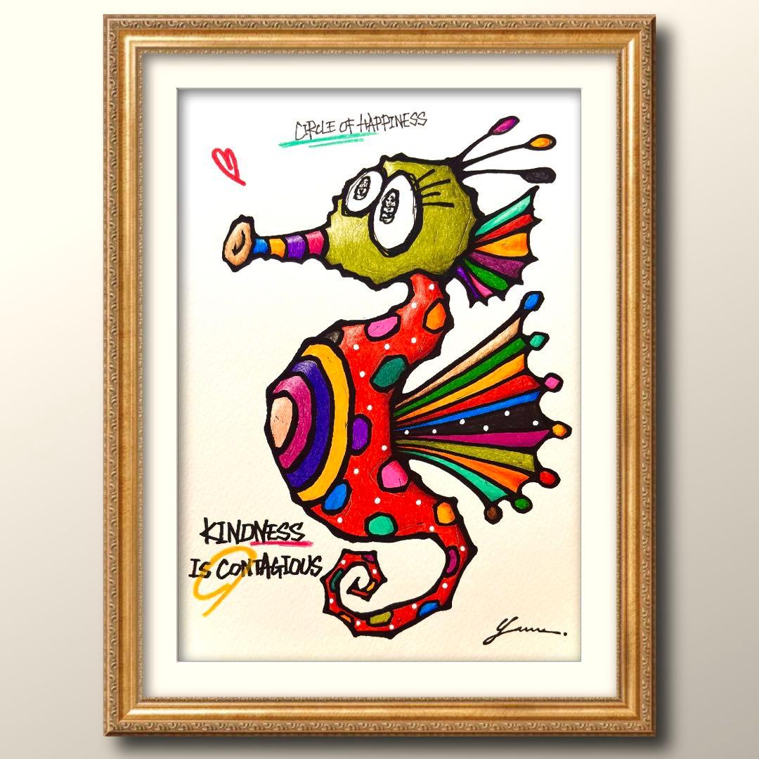 c*i様 「 語り継がれる優しさ 」｜絵画 原画 抽象画 絵 動物画 ドローイン c*i様 「 語り継がれる優しさ 」｜絵画 原画 抽象画 絵 動物画