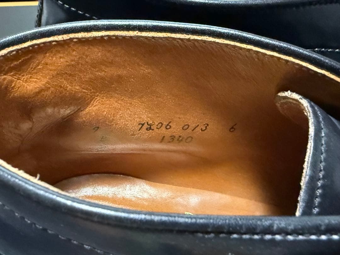Alden 1340 9D コードバン 純正シューツリー付 ブラック