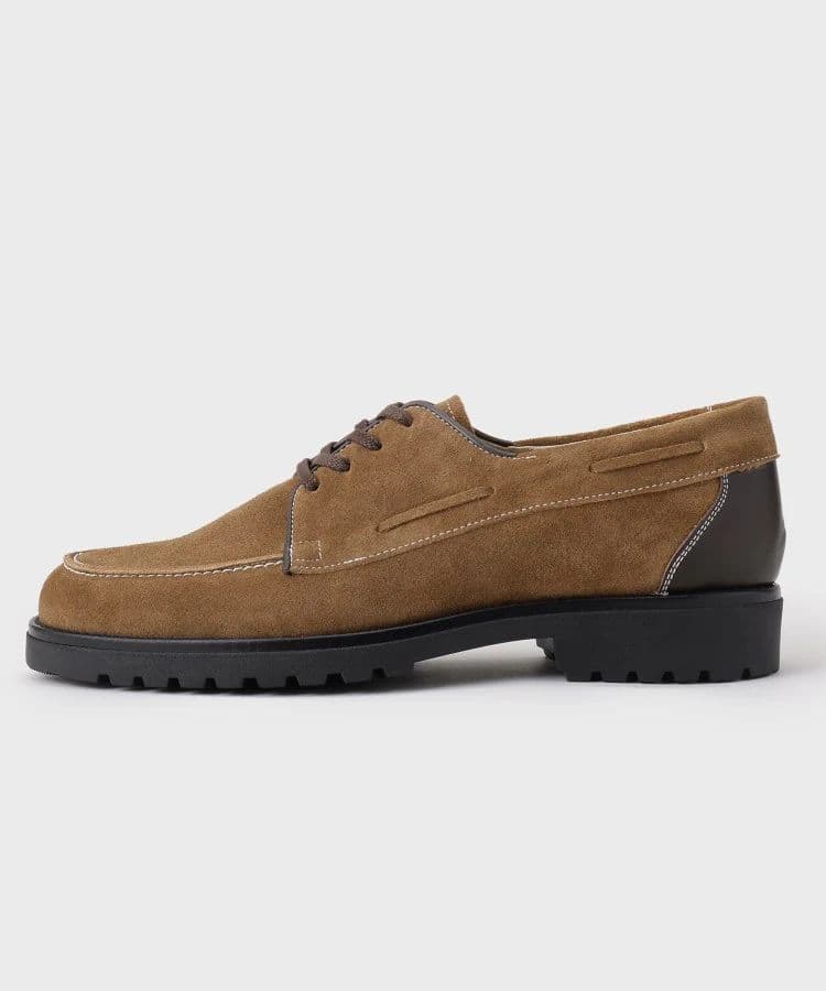 タケオキクチ　【ONOFF対応/日本製】スエード　デッキシューズ