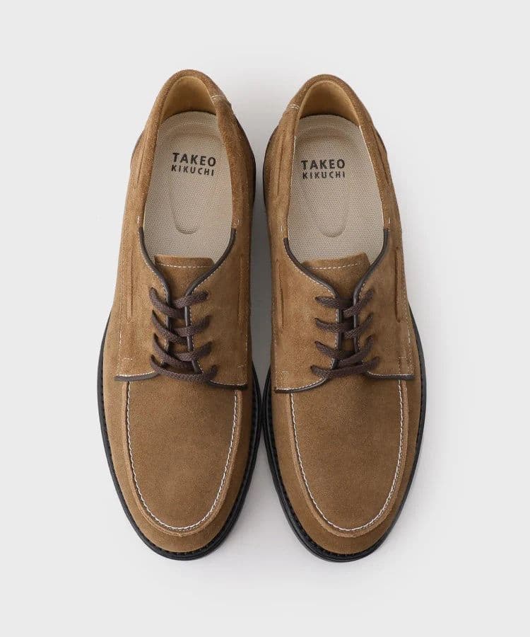タケオキクチ　【ONOFF対応/日本製】スエード　デッキシューズ