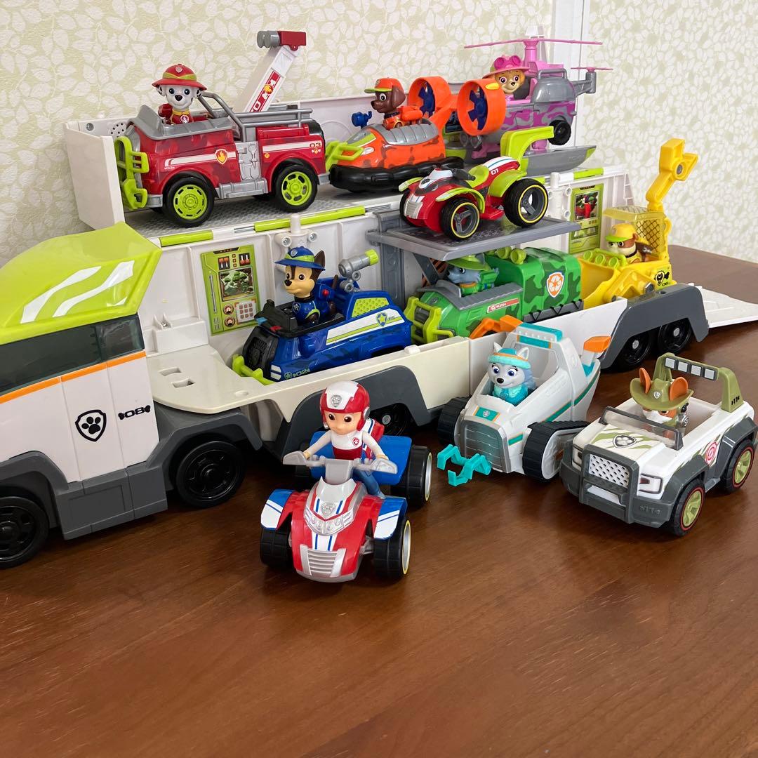 激レア！パウパトロール フィギュア&トラックセット
